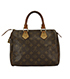 Louis Vuitton 'Speedy 25' Mono Bag, back view
